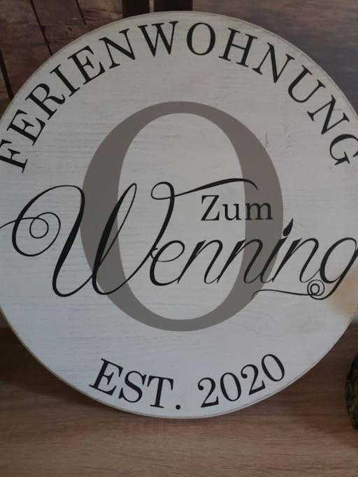 Ferienwohnung Zum Wenning Mit Garten In Stadtlohn Kültér fotó